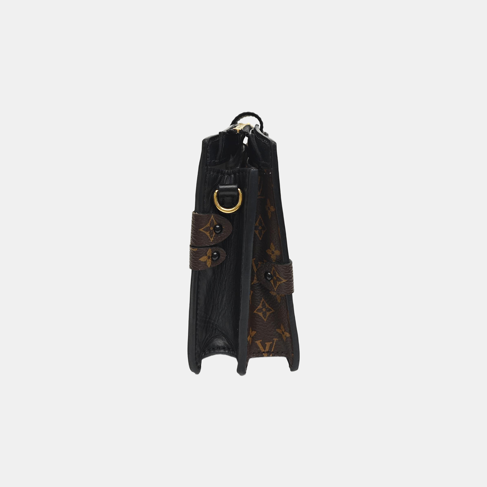 TRUNK Monogram Coated Canvas Brown