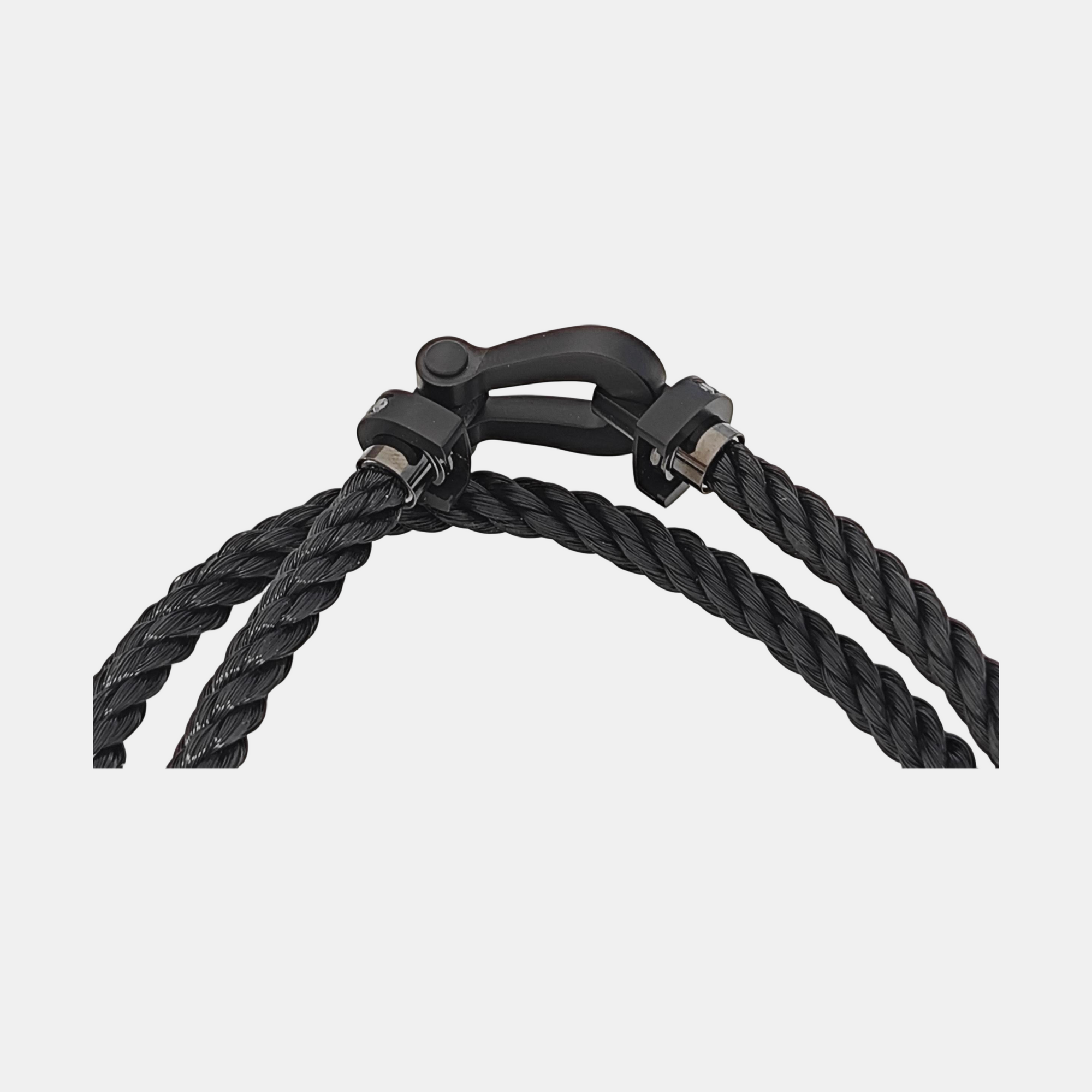 Force 10 Fabric Black Bracelet