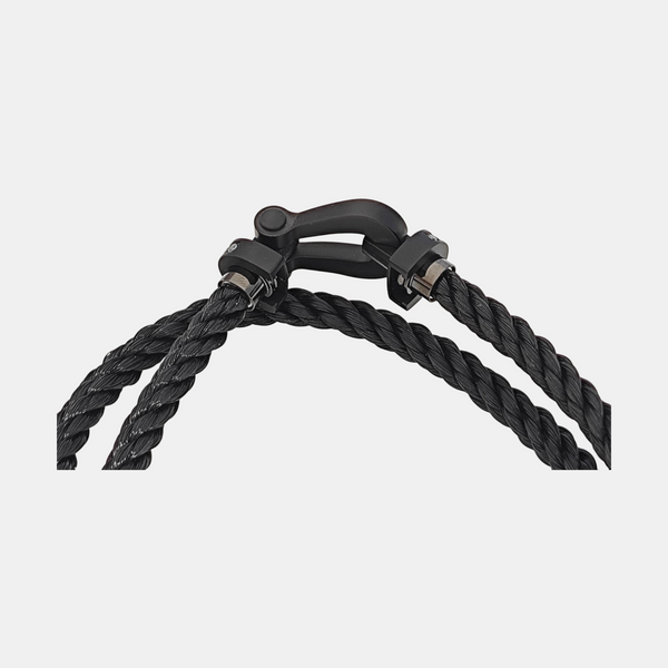 Force 10 Fabric Black Bracelet