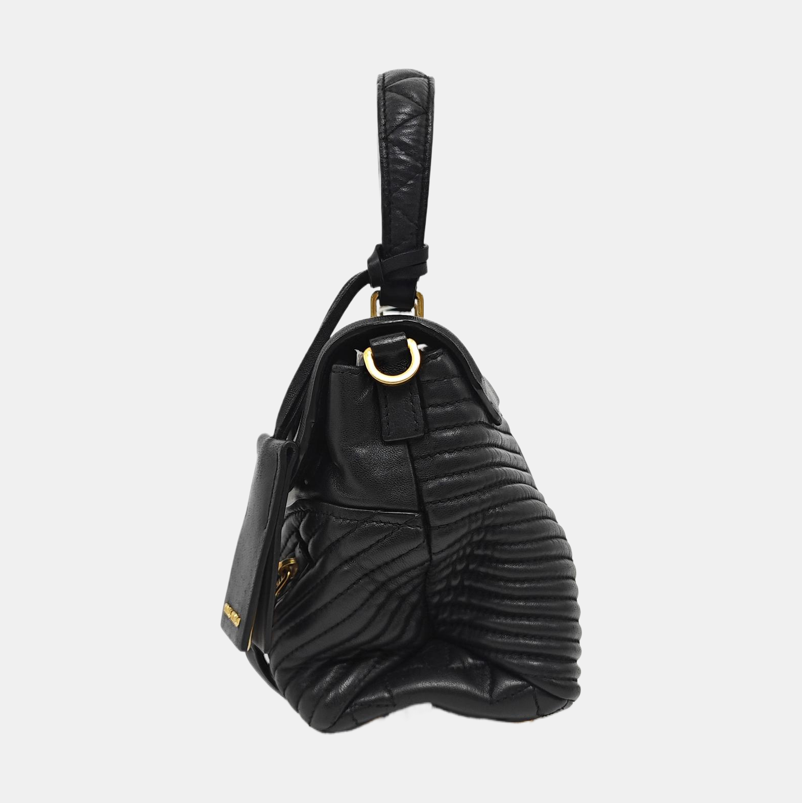 Dahlia Quilted Lambskin Black