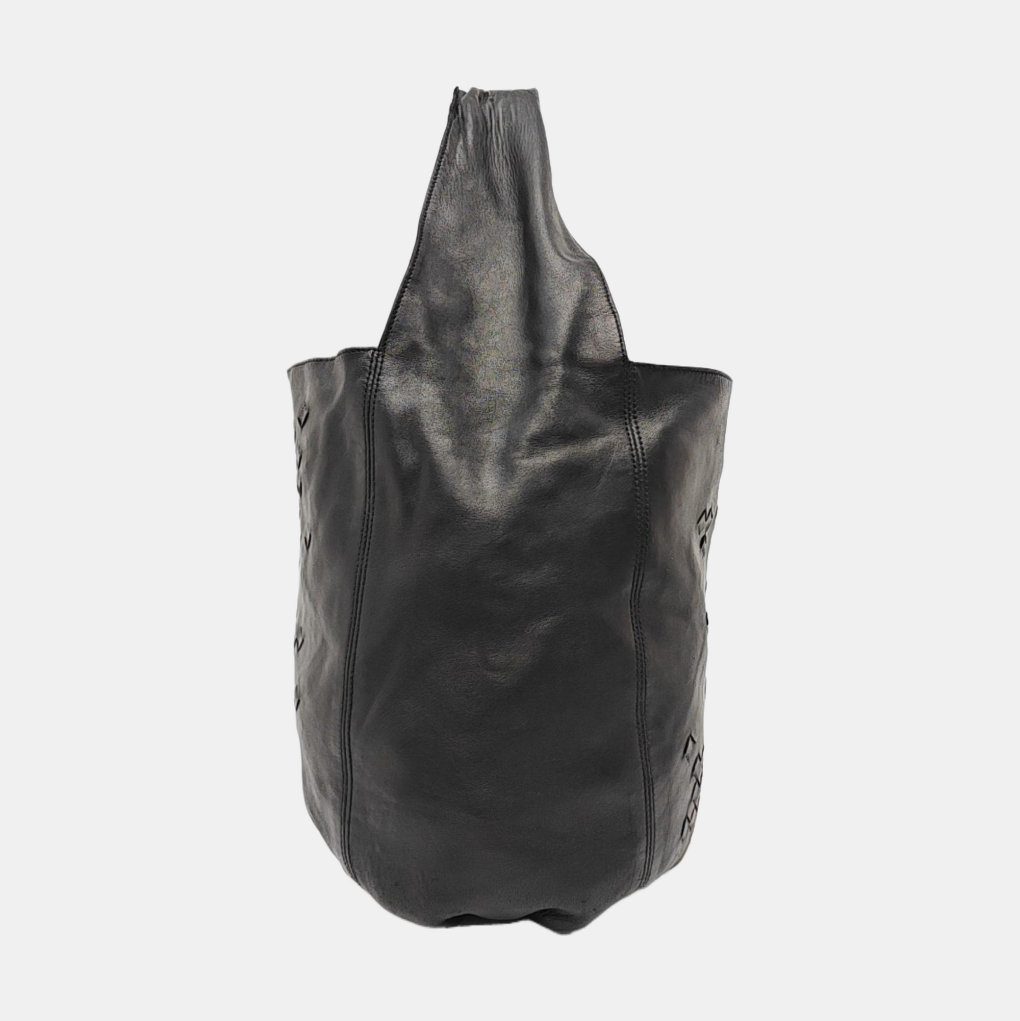 Calfskin Shoulder Bag Black
