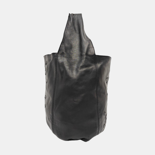 Calfskin Shoulder Bag Black