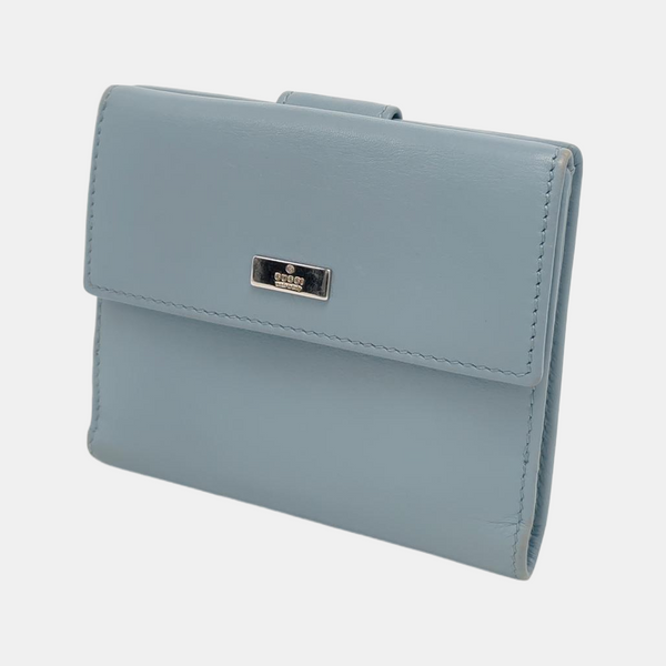 Calfskin Wallet Blue