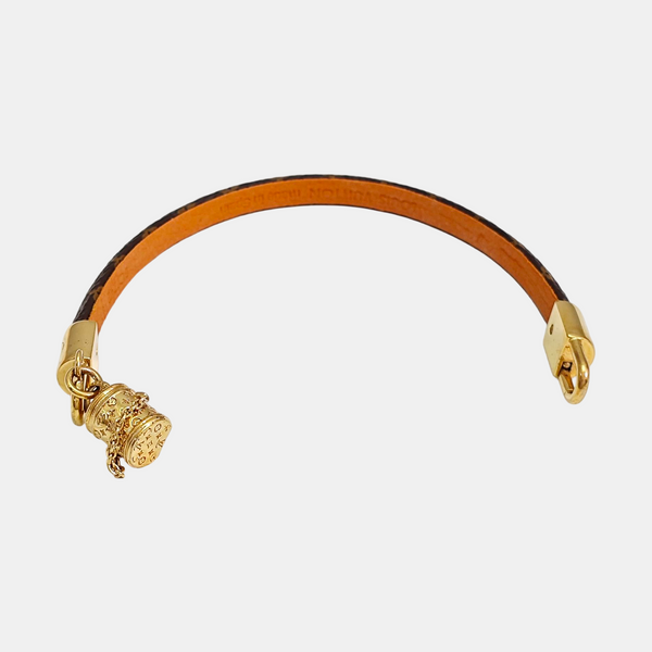 ALMA Coated Canvas Brown Bangle