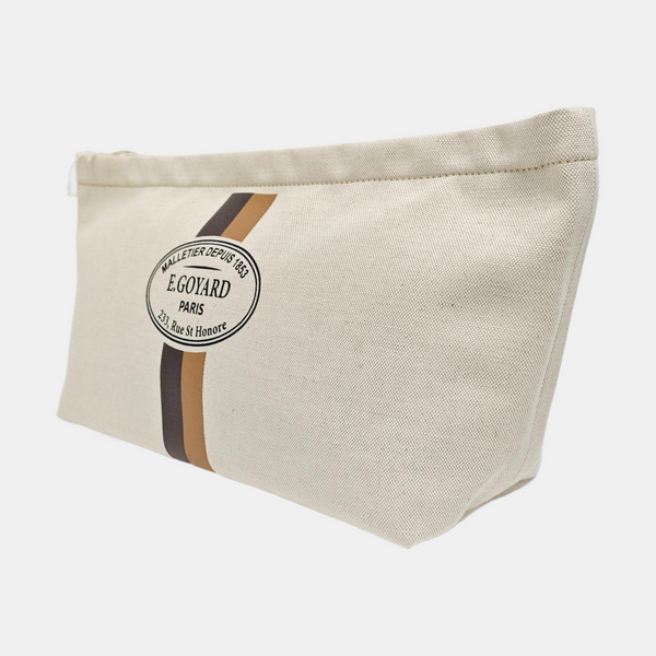 Canvas Clutch White