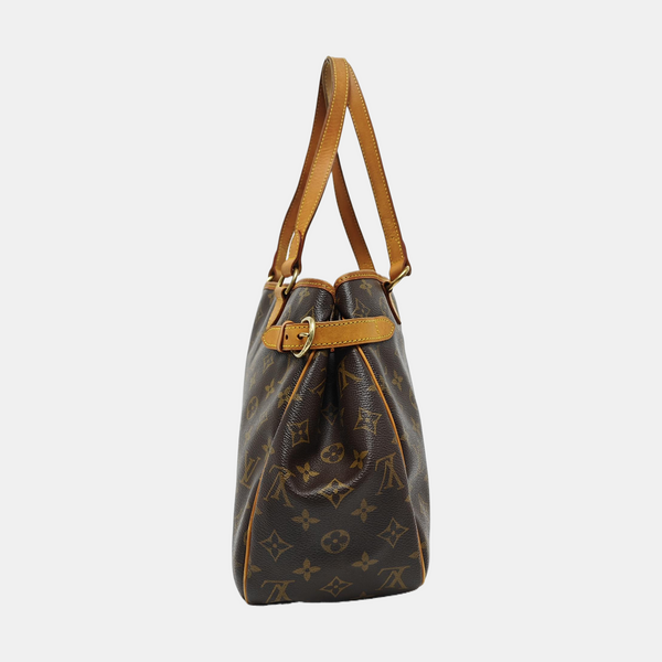 BATIGNOLLES GM Monogram Coated Canvas Brown