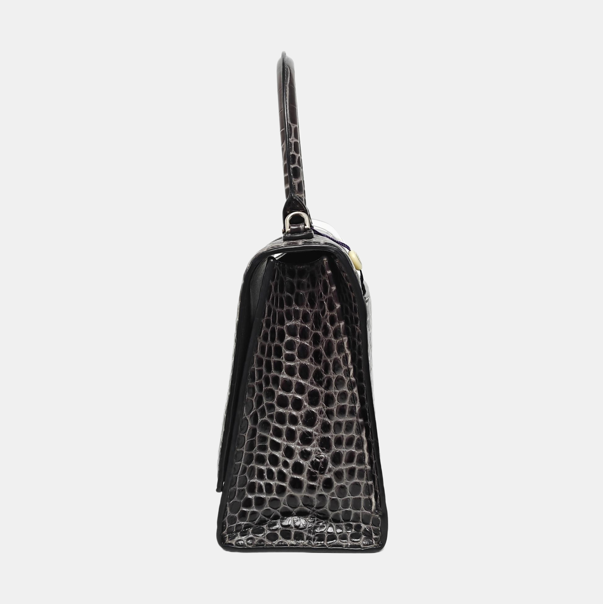 Hourglass Small Calfskin Gray