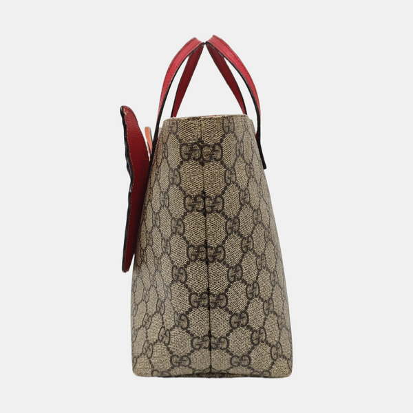 Children’s GG Bucket Monogram Coated Canvas Beige