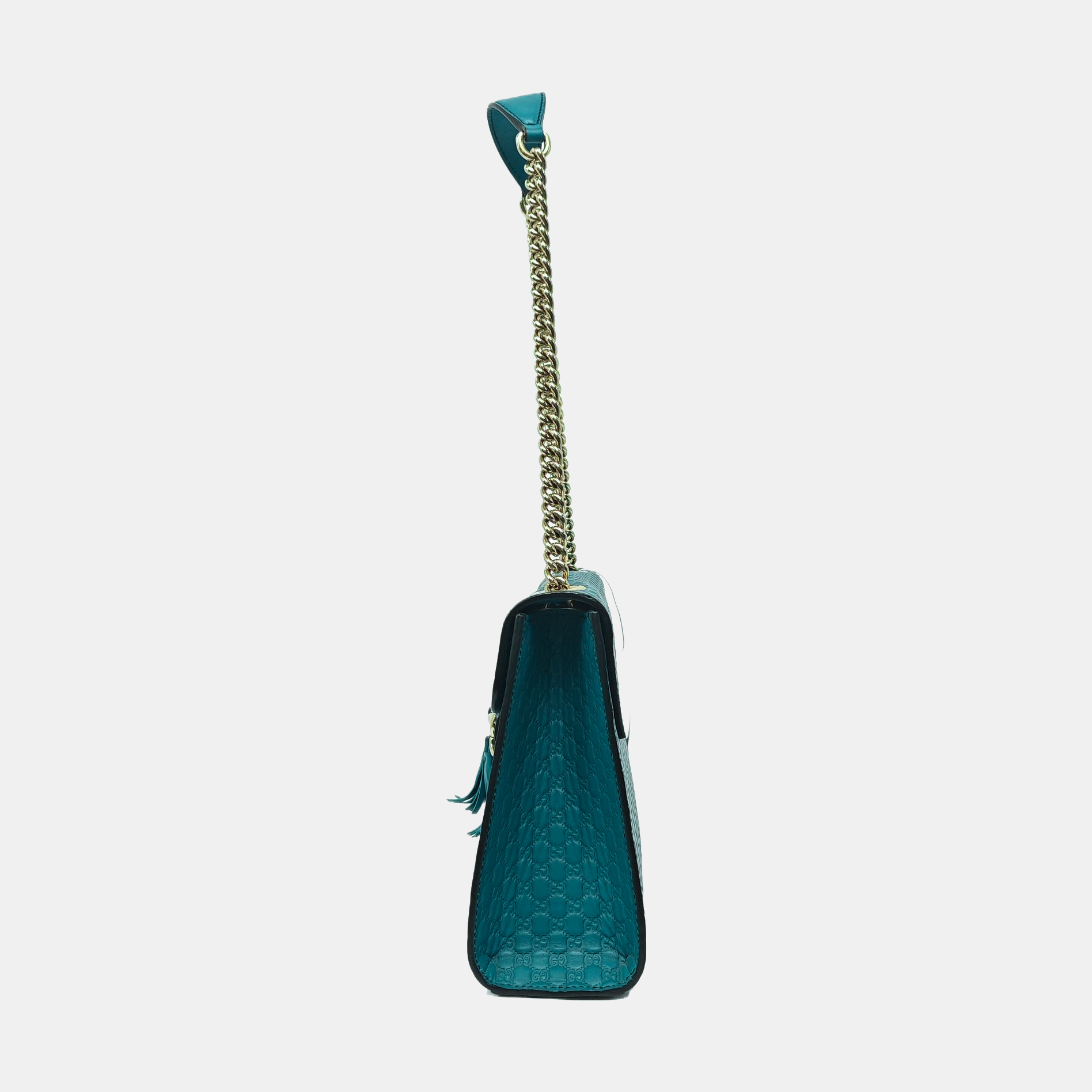 Emily Chain Monogram Calfskin Blue