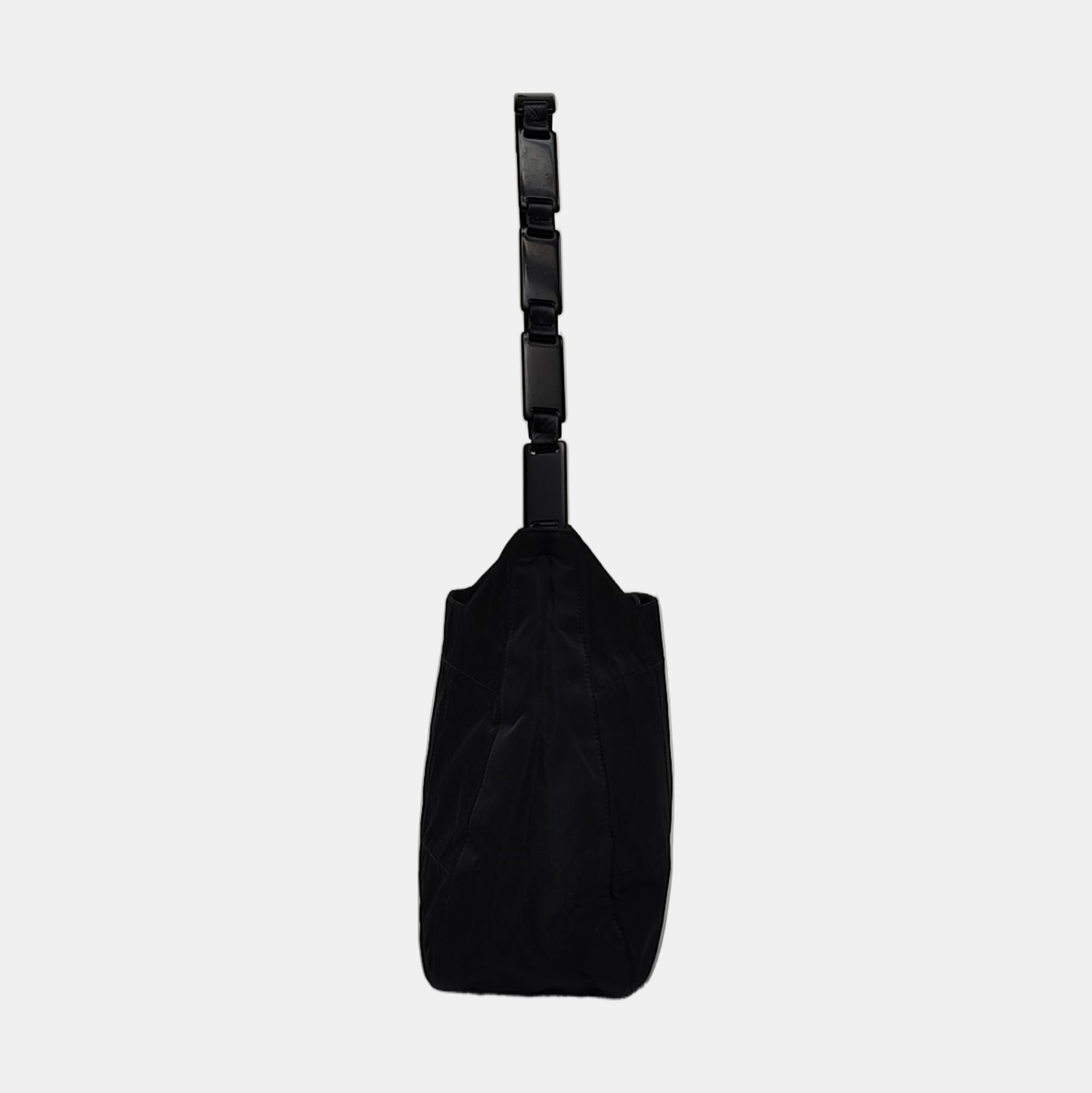 Nylon Shoulder Bag Black