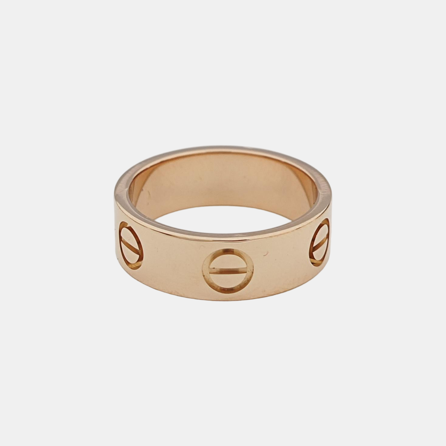 LOVE 18k Rose Gold Ring EU 48