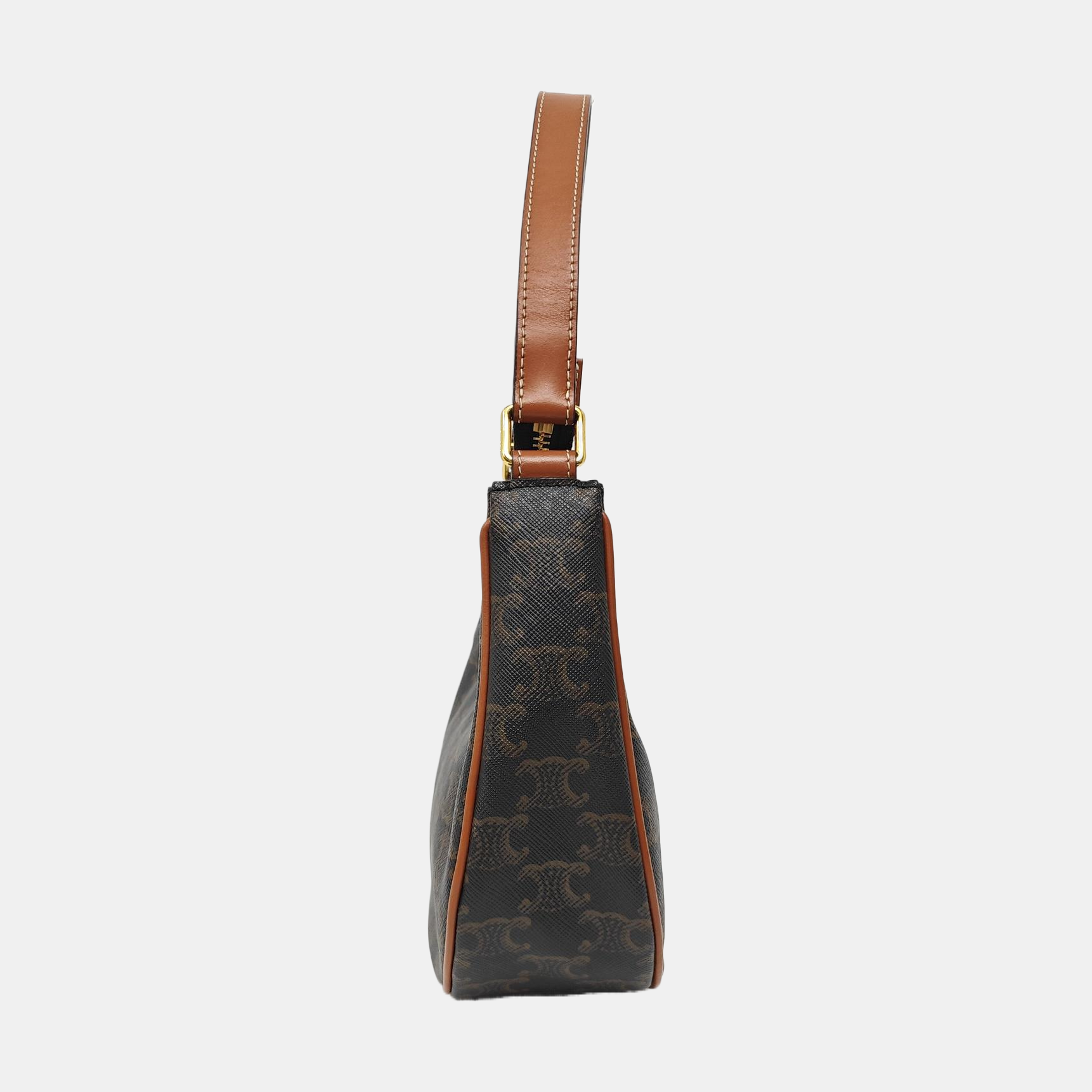 Authenticated pre-owned  AVA Coated Canvas Brown - Shoulder Bag at Looply