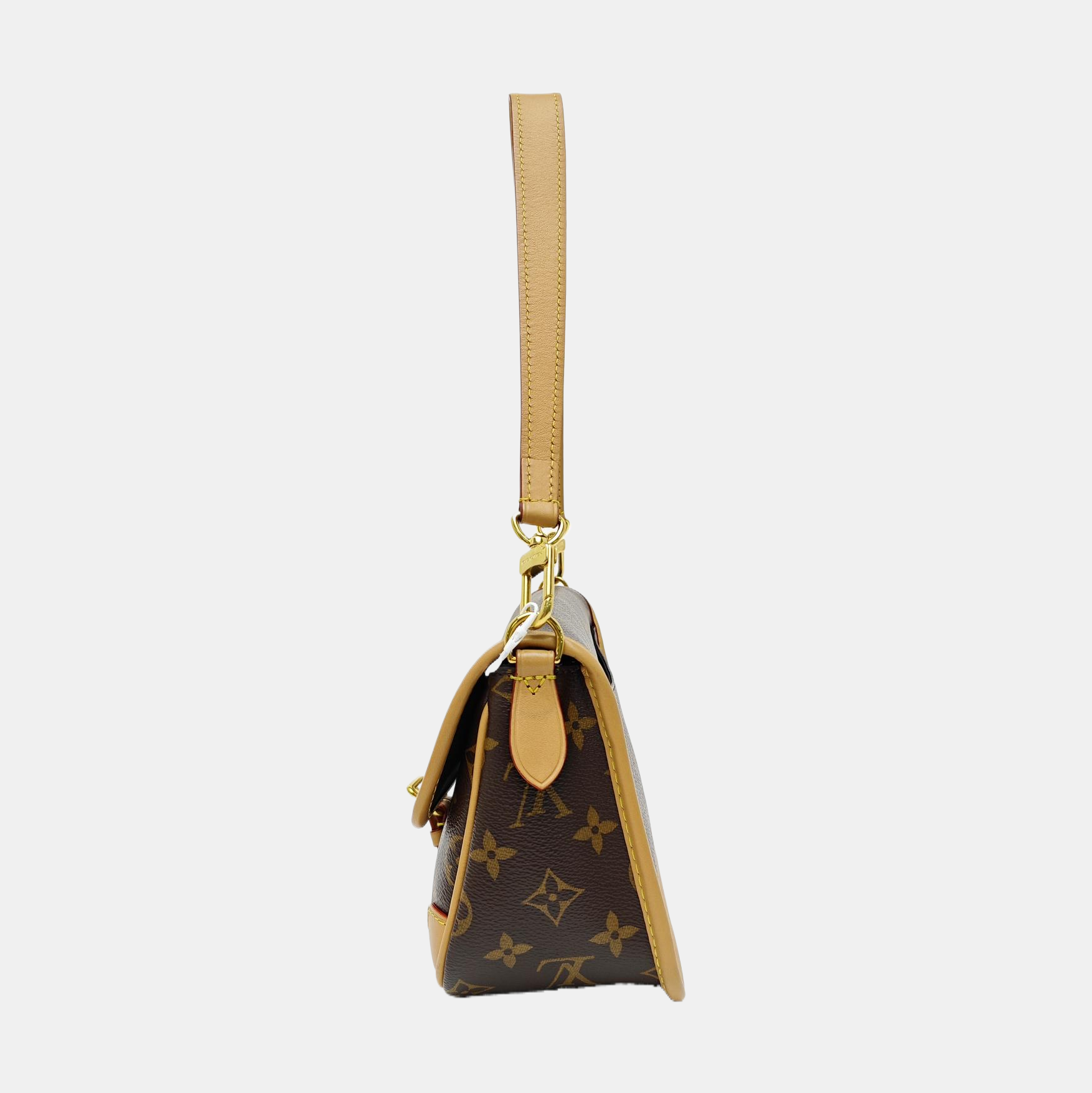 DIANE Monogram Coated Canvas Brown