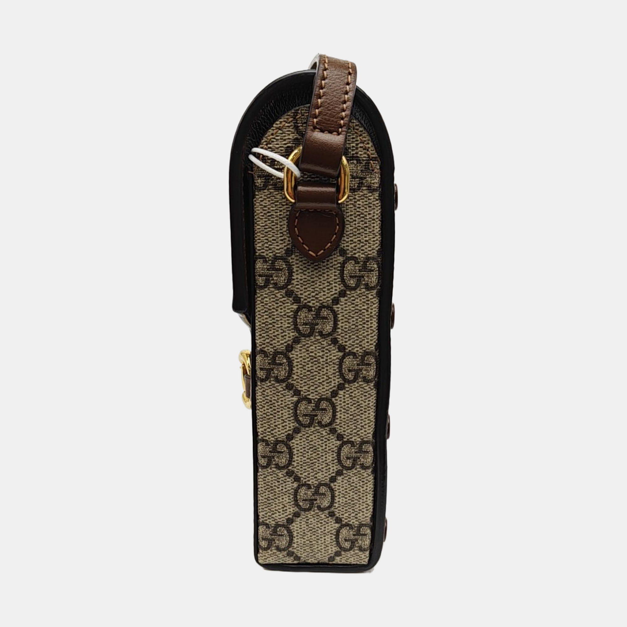 Horsebit 1955 Mini Coated Canvas Beige