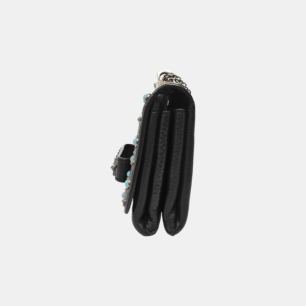 Calfskin Shoulder Bag Black