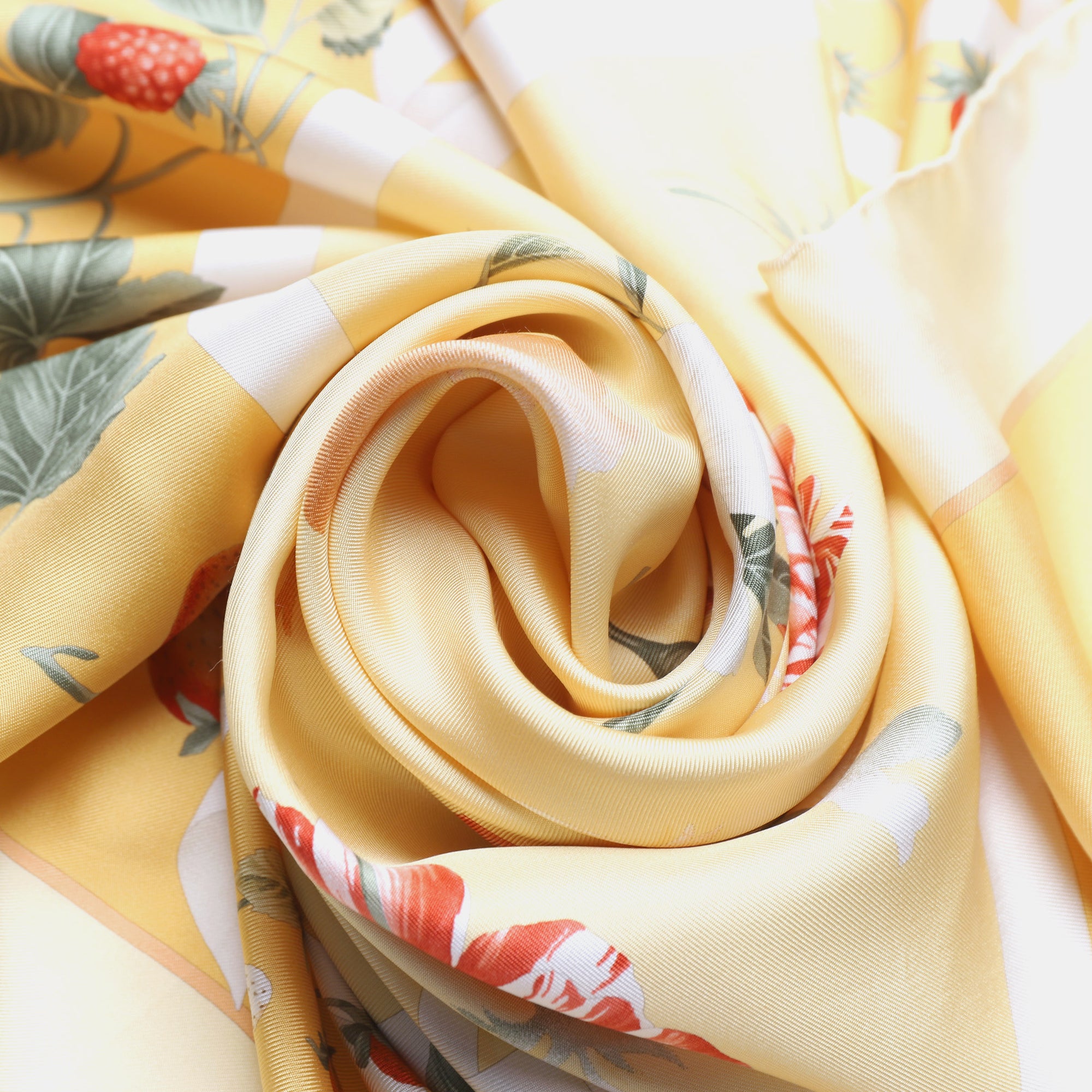 Mulberry Silk Yellow Silk Scarf
