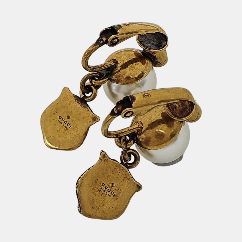 Le Marché Des Merveilles Metal Gold Clip On Earrings