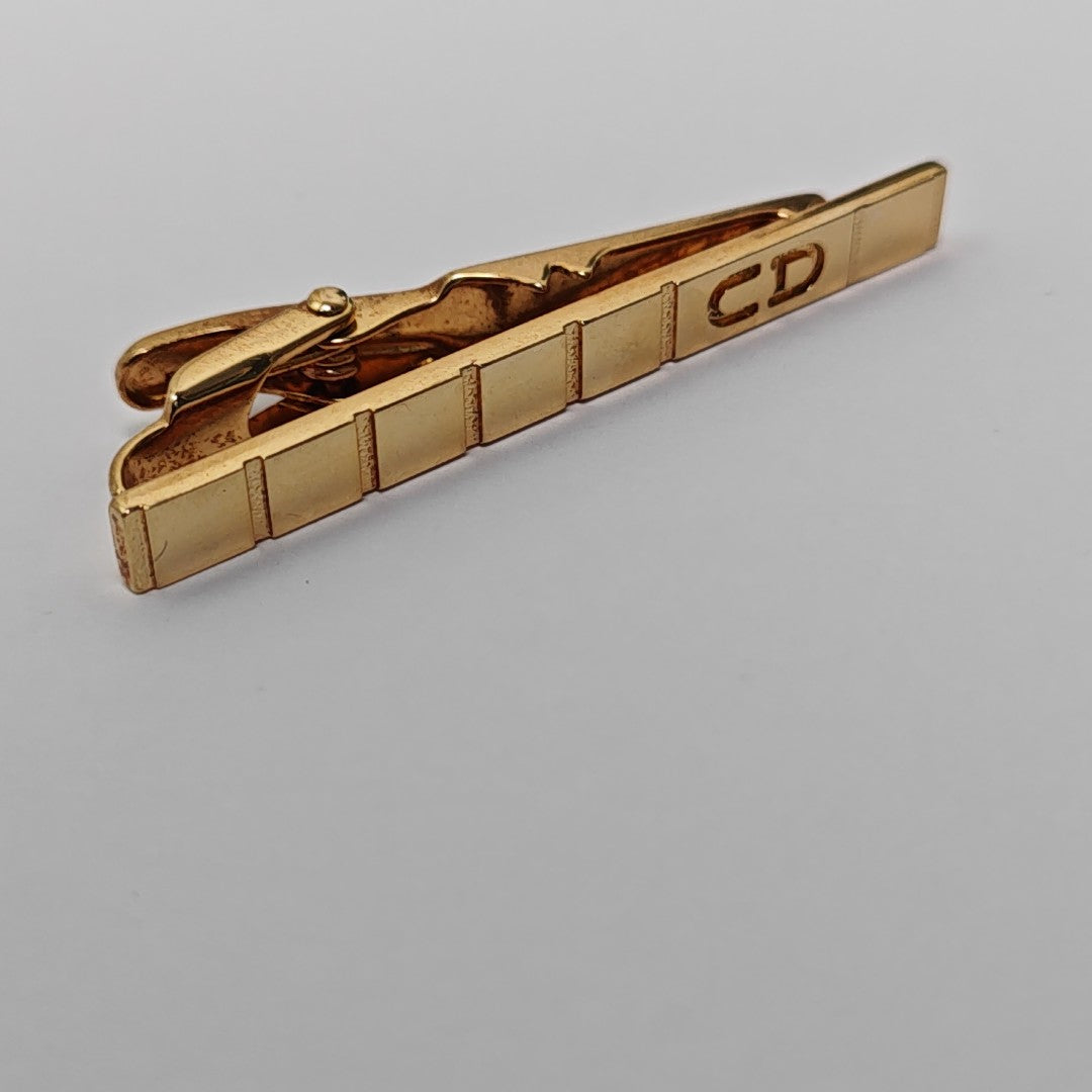Metal Tie Clip Gold