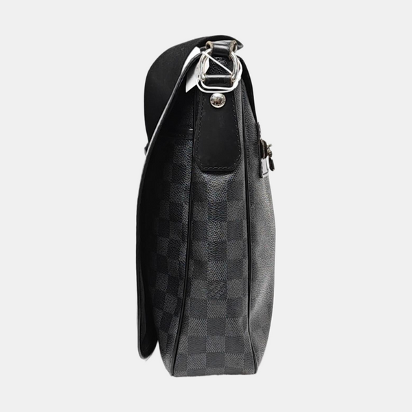DANIEL Damier Graphite Coated Canvas Gray