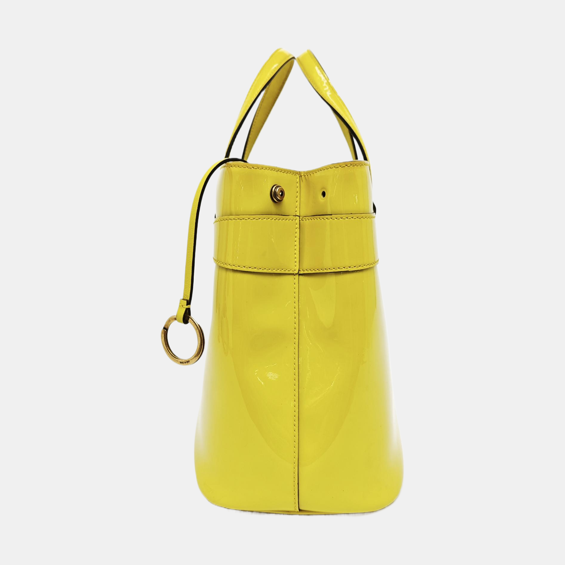 Bright Bit Patent Leather Yellow