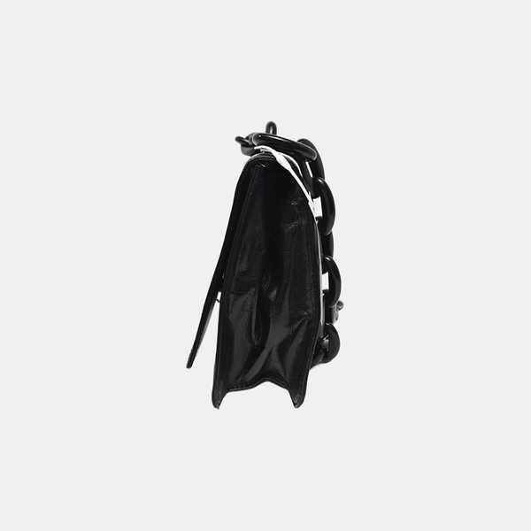 Calfskin Shoulder Bag Black