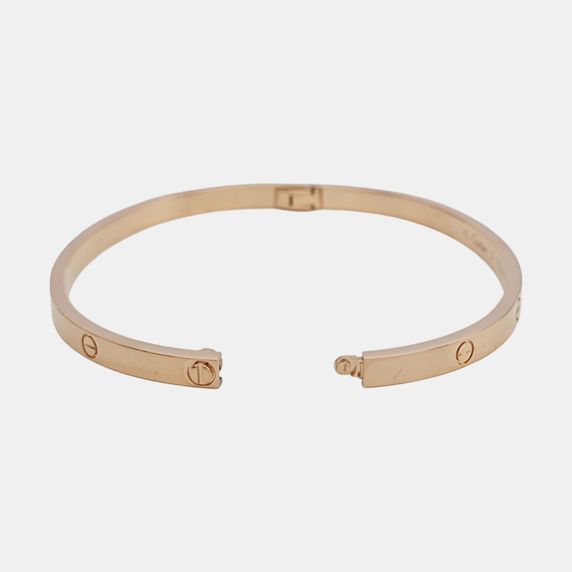 LOVE 18k Rose Gold Bangle