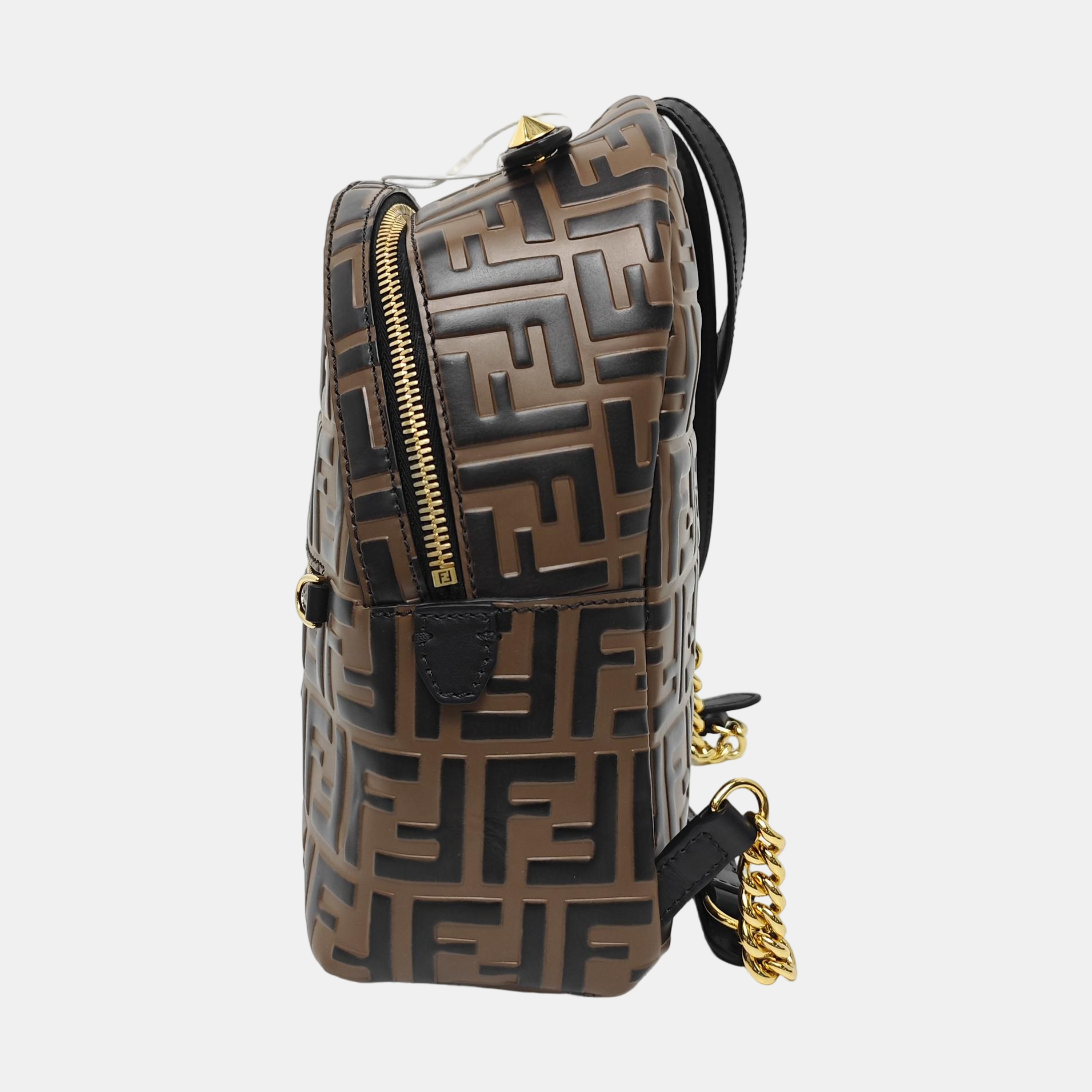 Calfskin Backpack Mini Brown