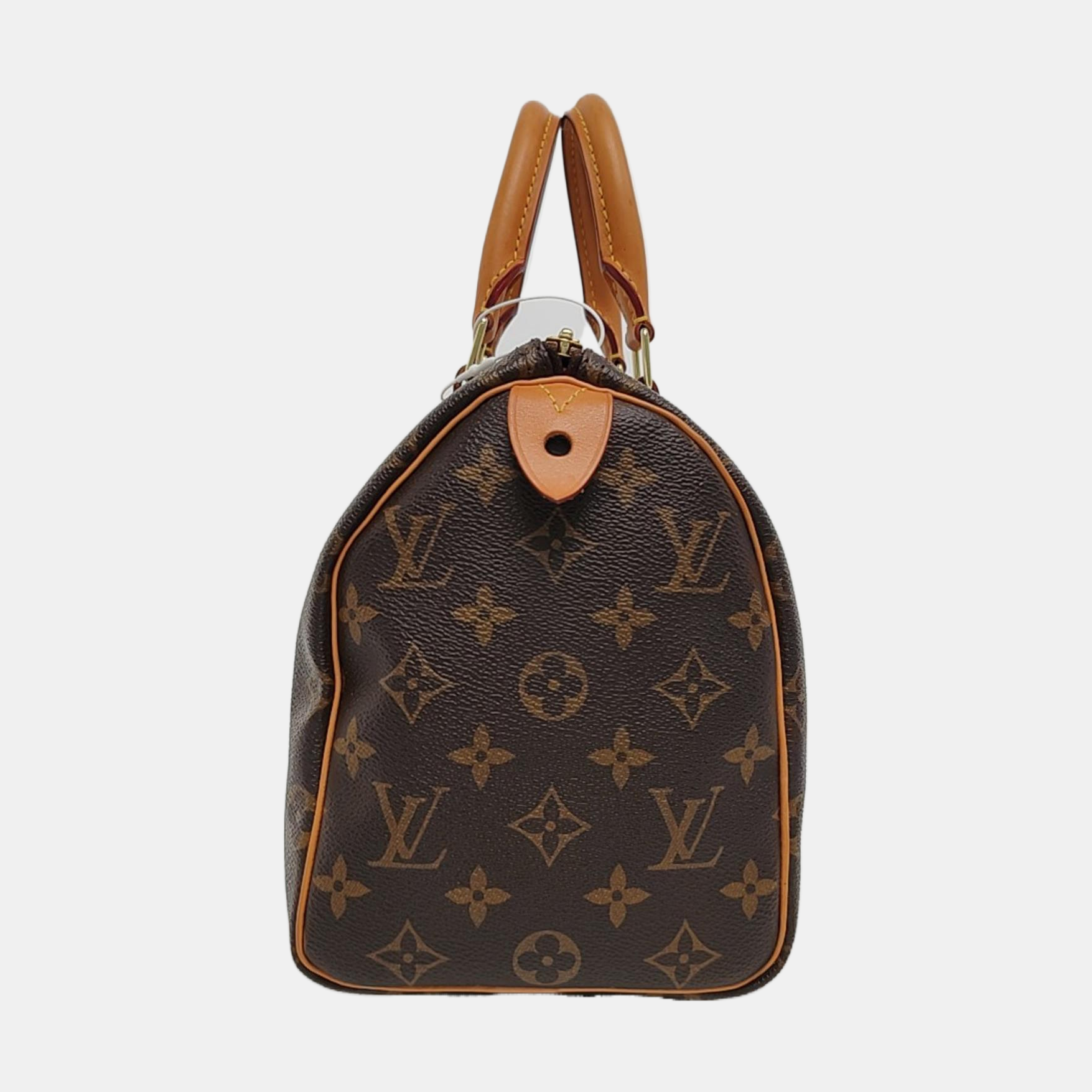 SPEEDY 25 Lona Monogram Revestida Marrón
