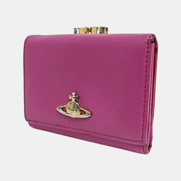 Leather Wallet Pink