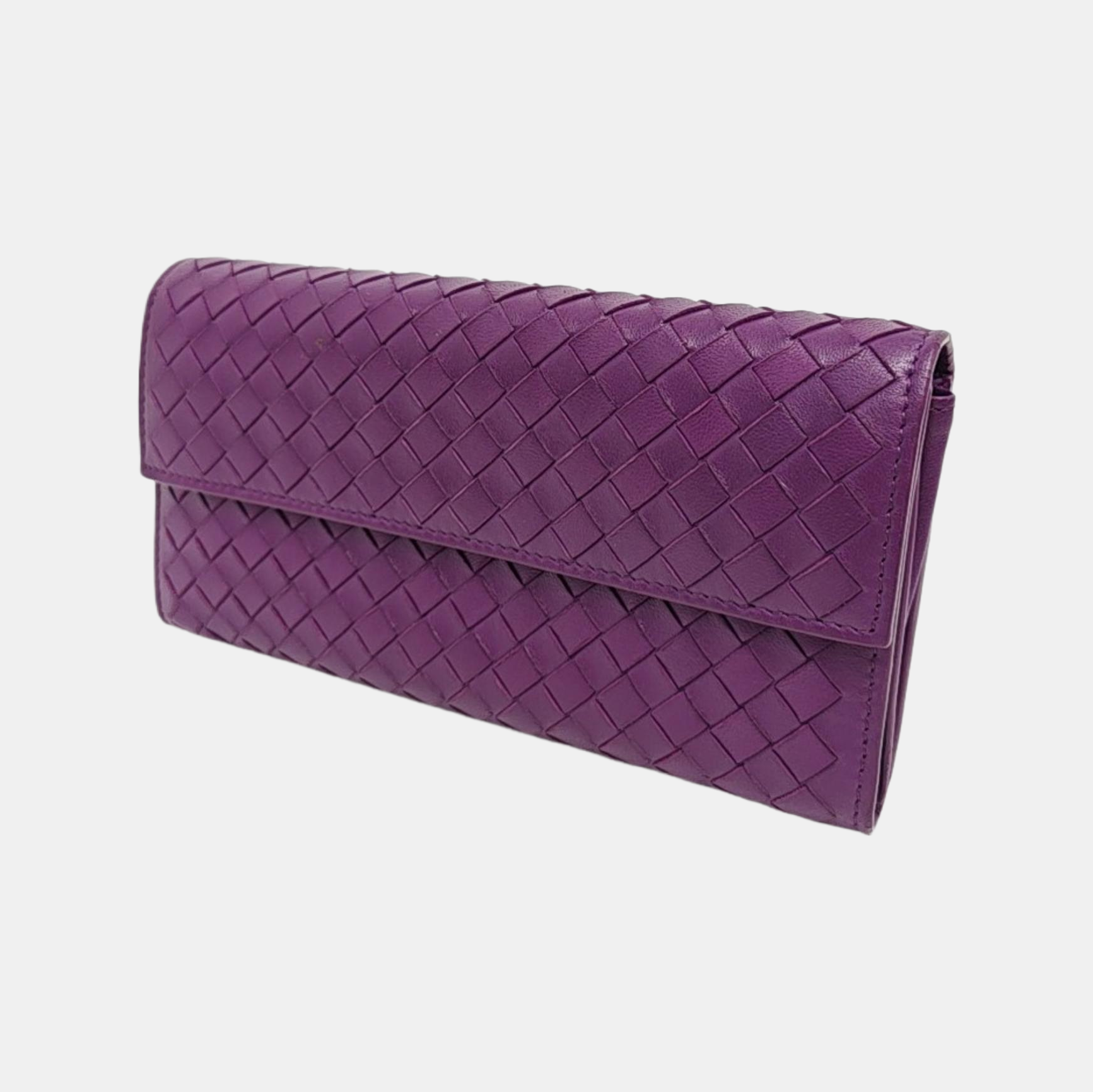 Calfskin Wallet Purple