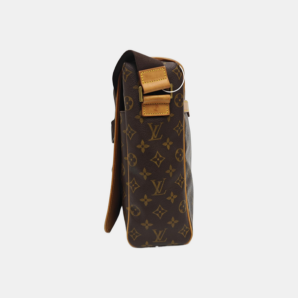 VALMY Monogram Coated Canvas Brown