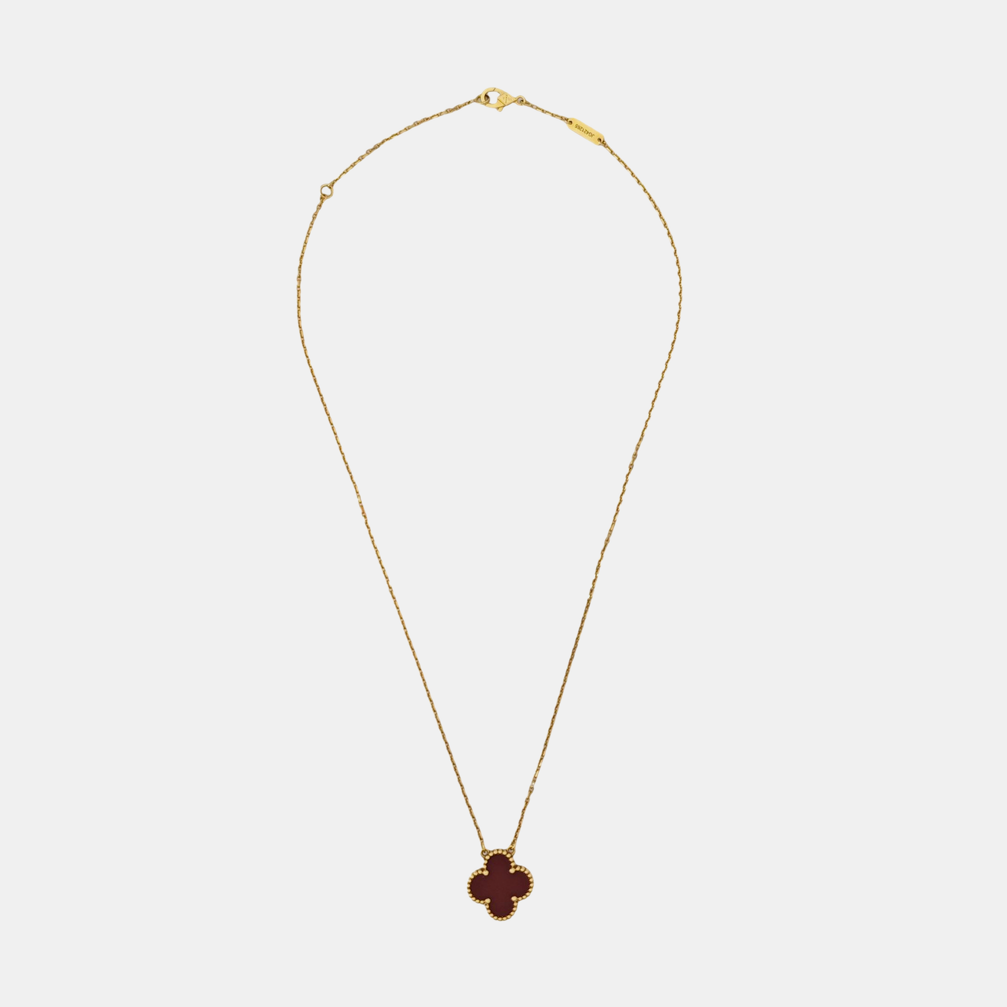 Vintage Alhambra 18k Gold Necklace