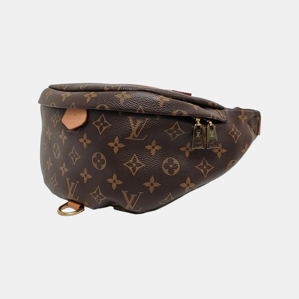 BUMBAG Monogram Coated Canvas Brown