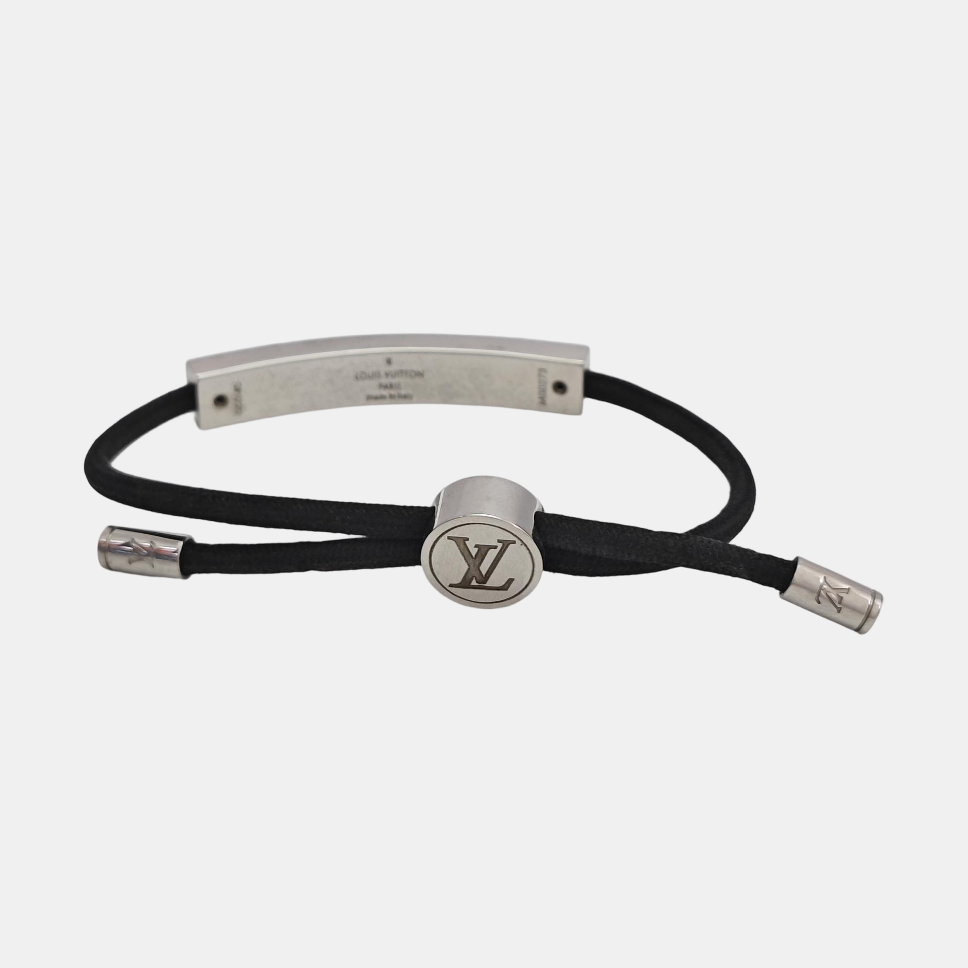 SPACE LV Metal Silver Bangle