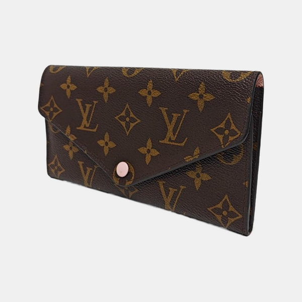 JOSÉPHINE Monogram Coated Canvas Brown Wallet