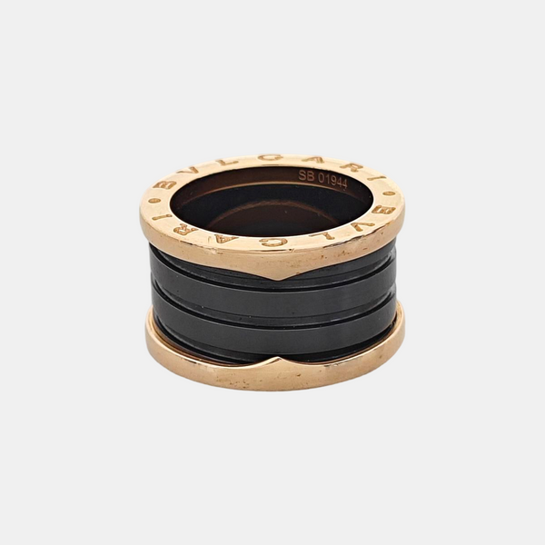 B.ZERO1 18k Rose Gold Ring EU 50
