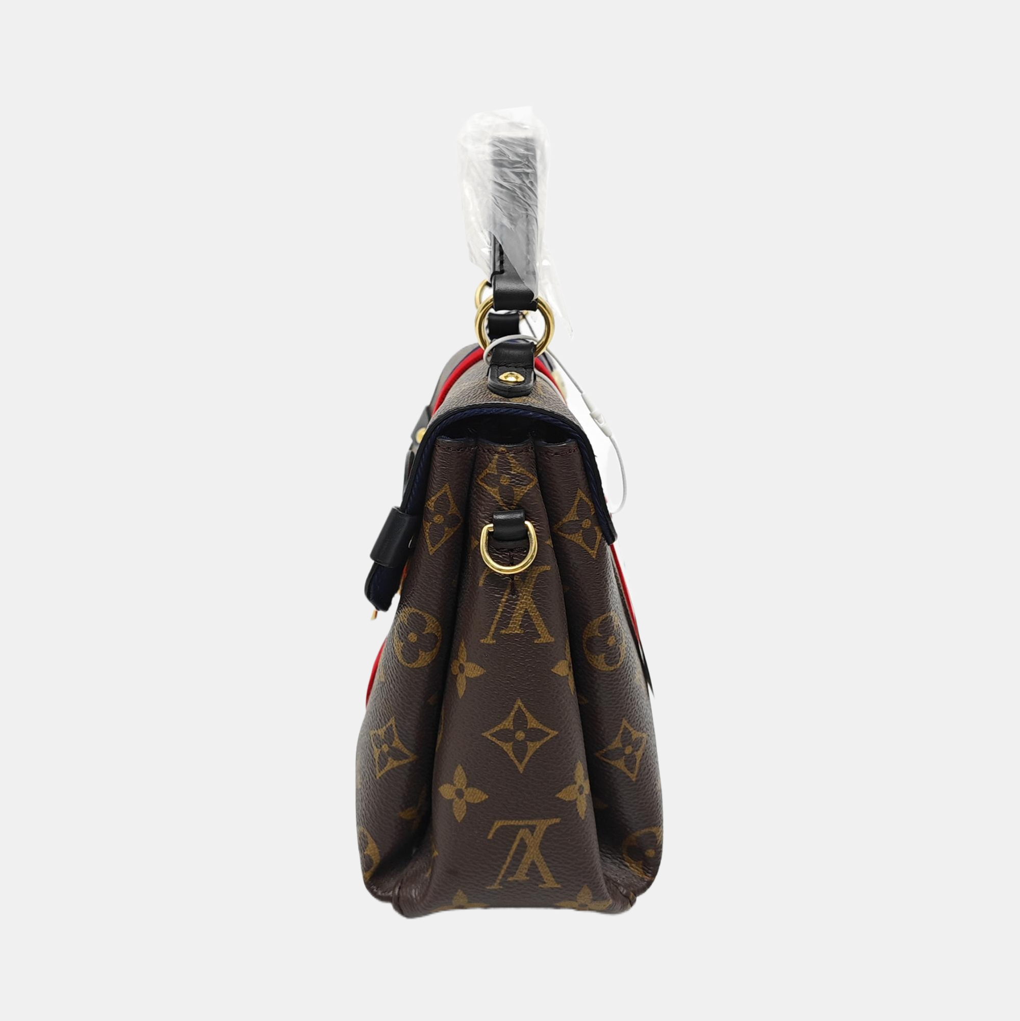 GEORGES BB Monogram Coated Canvas Brown