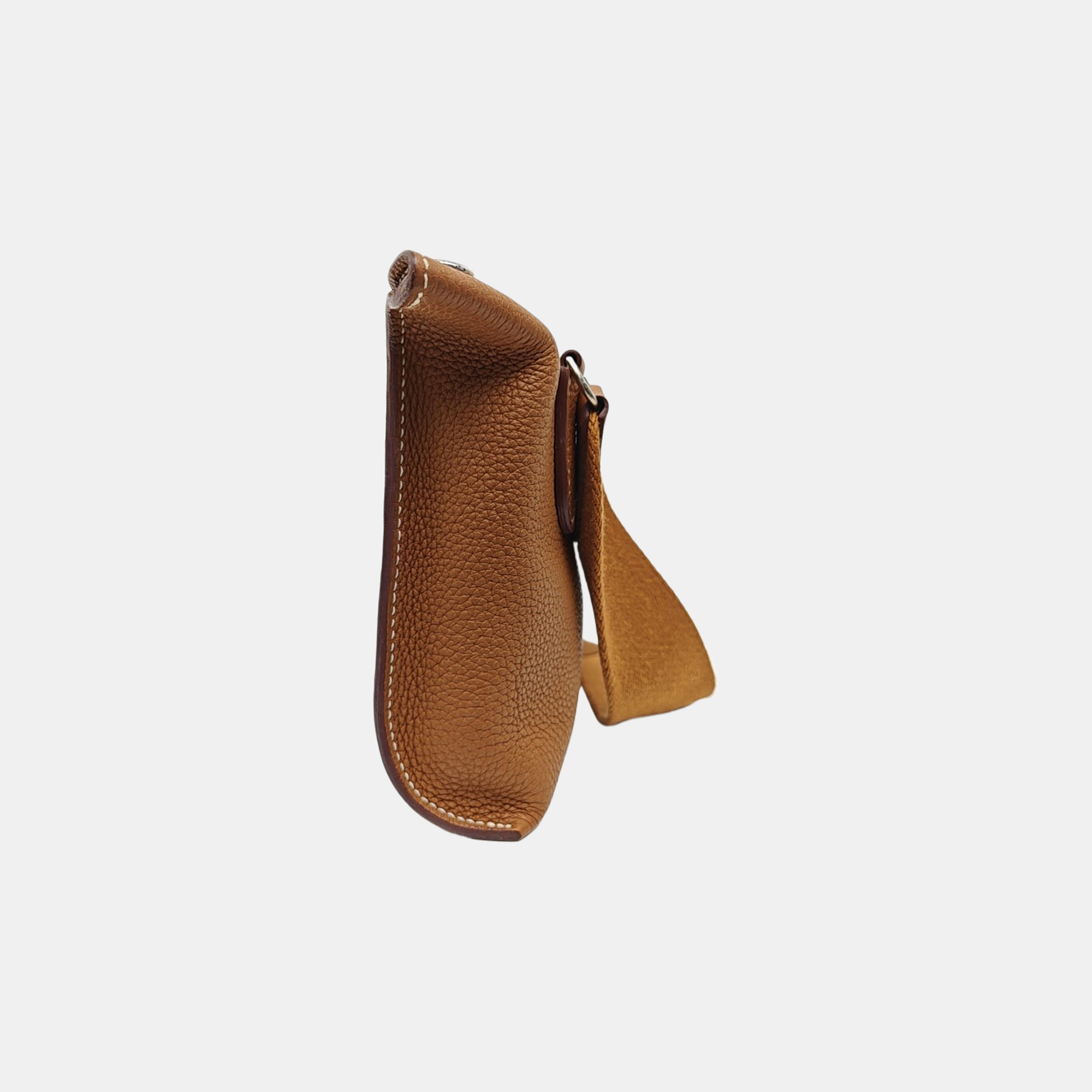 VIDEPOCHES Calfskin Brown