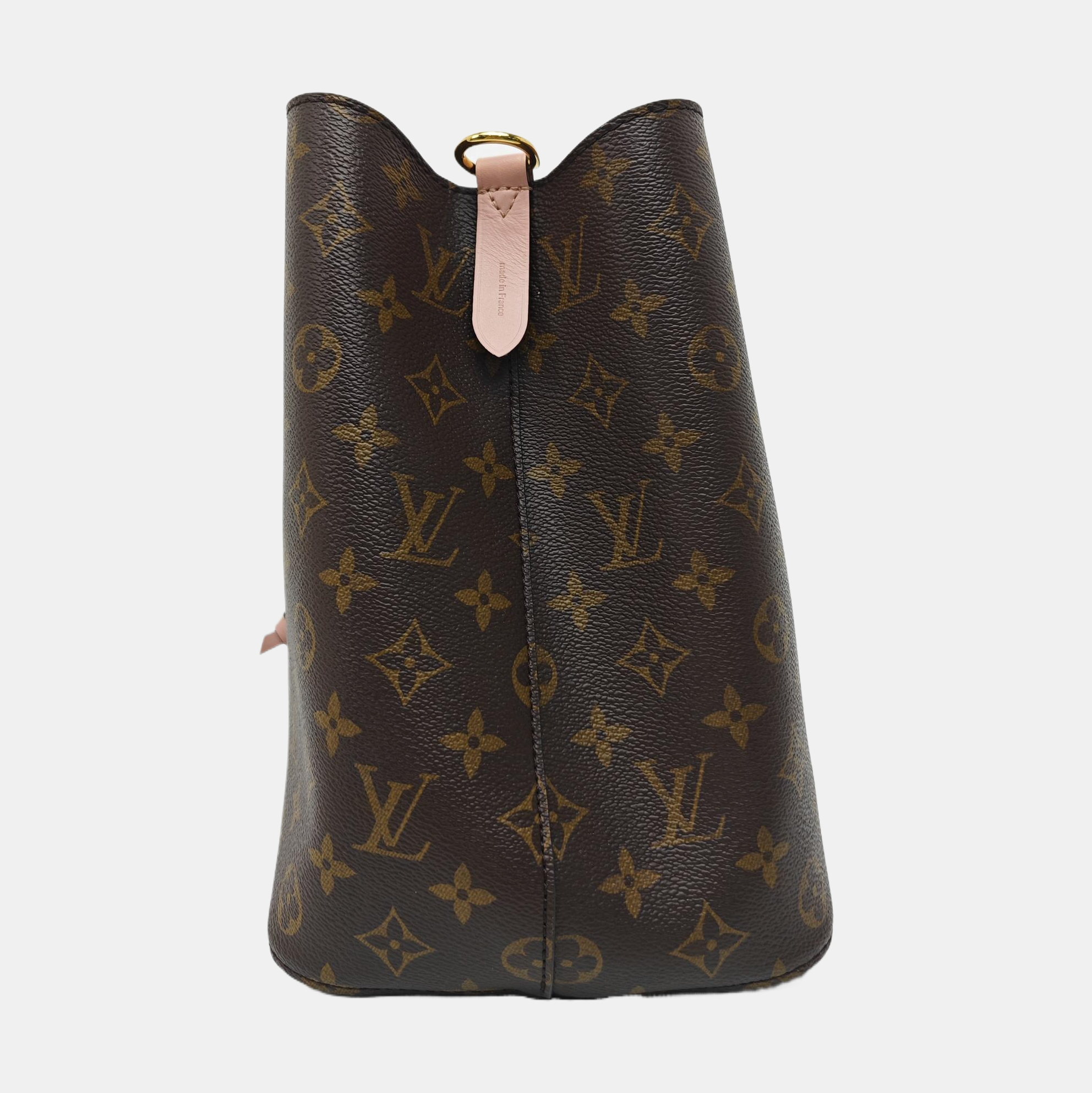 NÉONOÉ MM Monogram Coated Canvas Brown