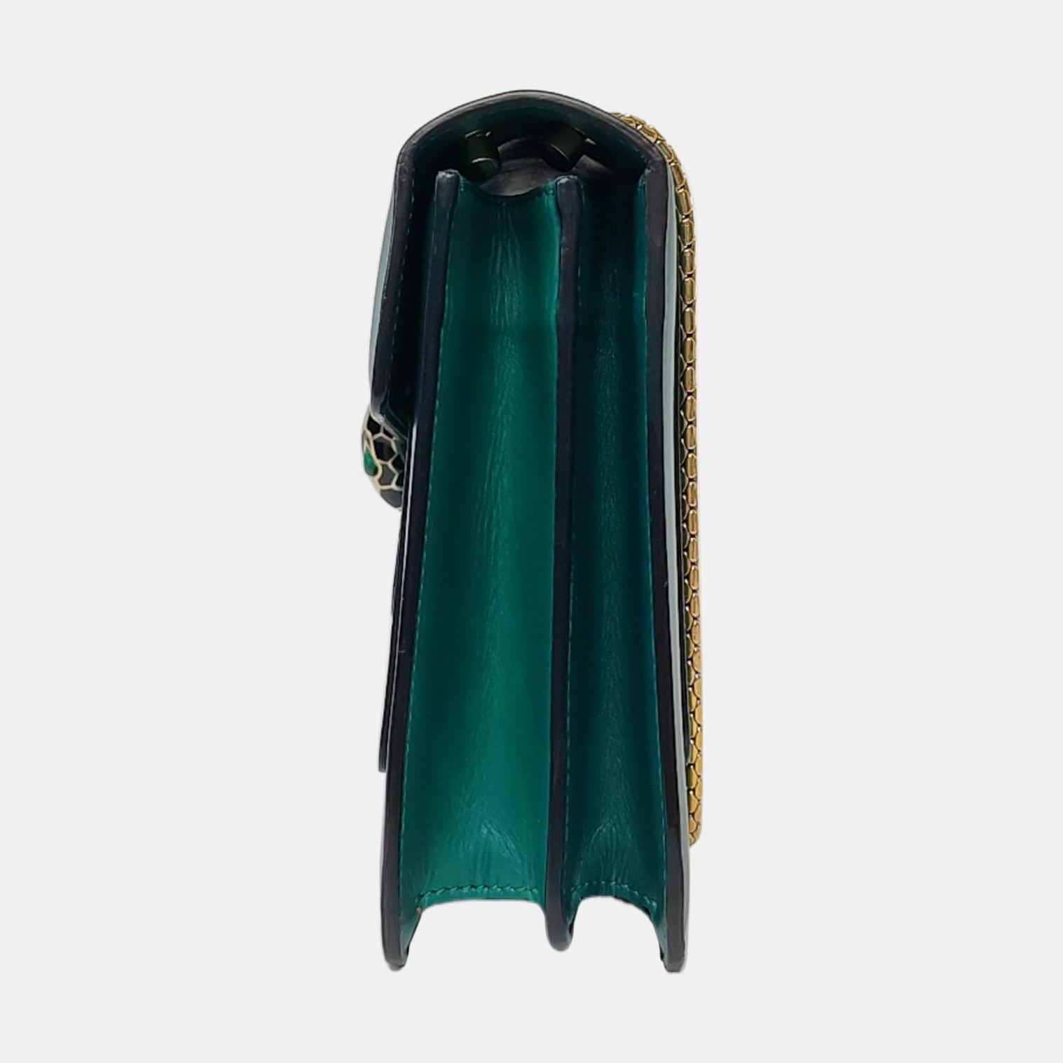 SERPENTI FOREVER Medium Calfskin Green