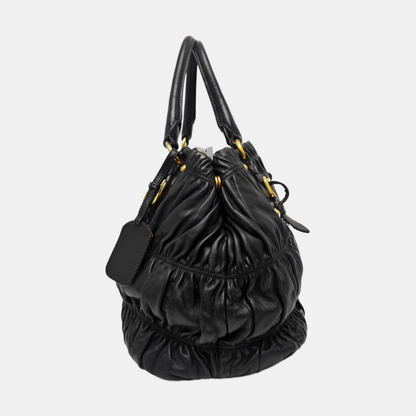 Gaufre Calfskin Black