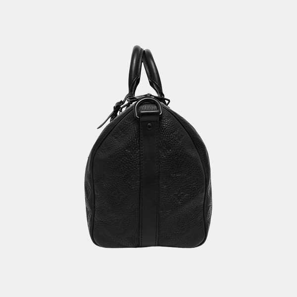 KEEPALL 35 Monogram Calfskin Black