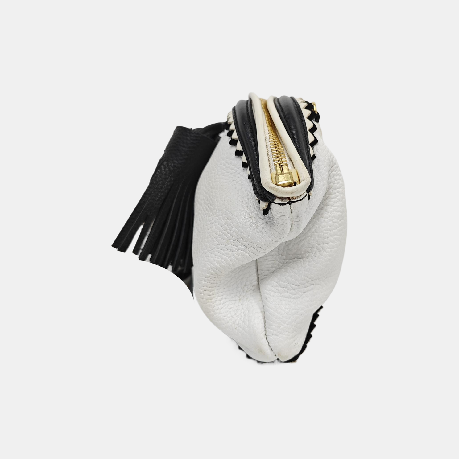 Calfskin Shoulder Bag White