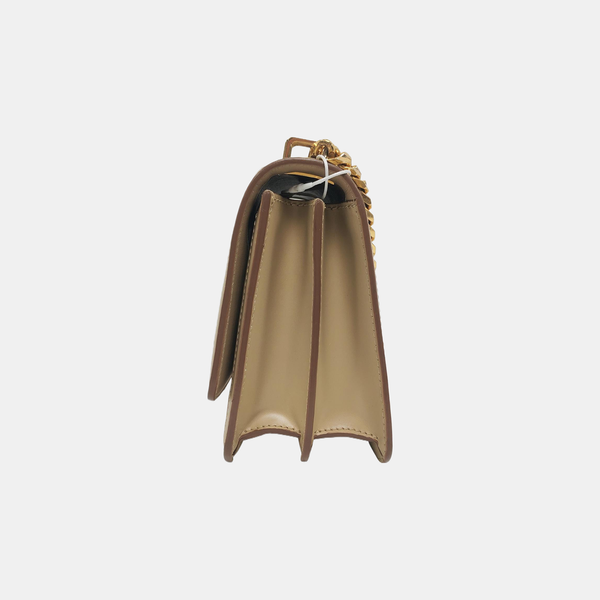 TB Small Lambskin Beige