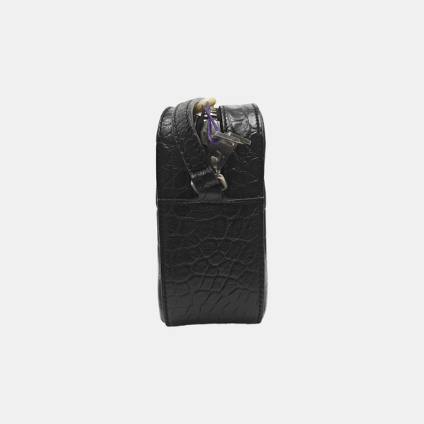 Calfskin Shoulder Bag Black