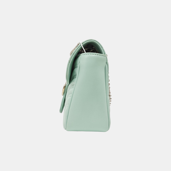 GG Marmont Medium Quilted Calfskin Green