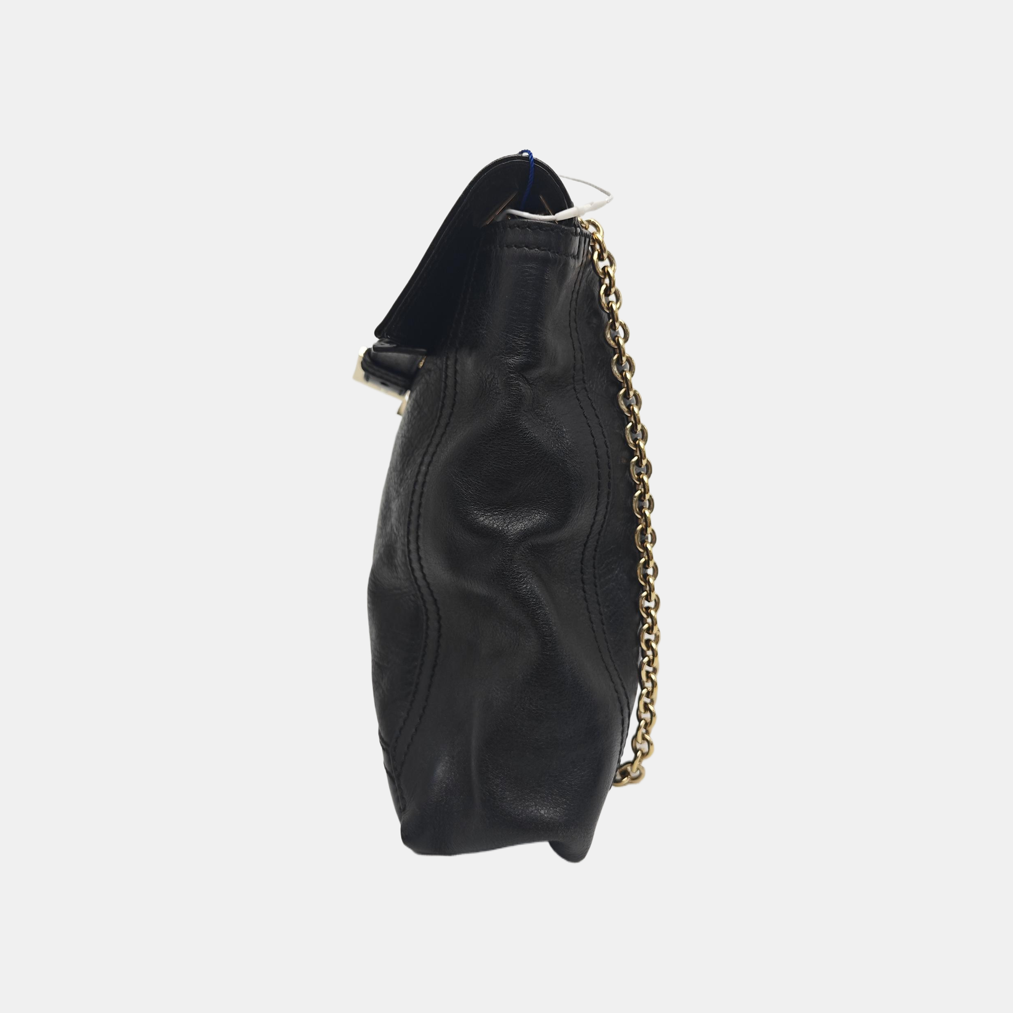 Baguette Quilted Calfskin Black