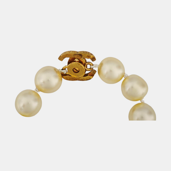 Faux Pearl White Bracelet