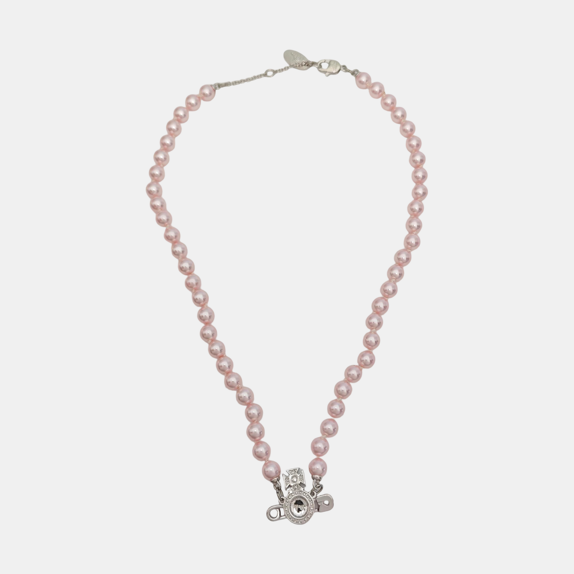 Metal Pink Necklace