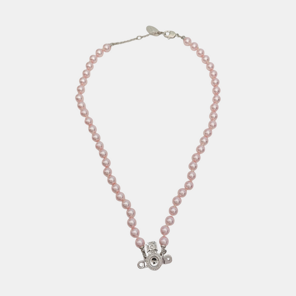 Metal Pink Necklace